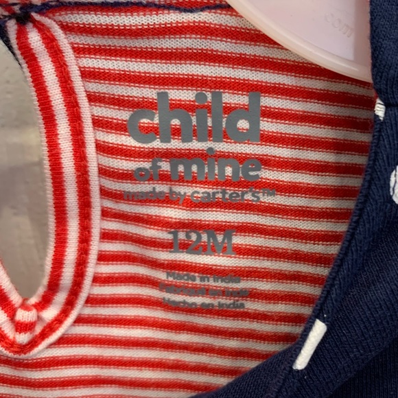 Toddler girl bodysuit with shirt - 1 piece. Size 12 M - Picture 3 of 3